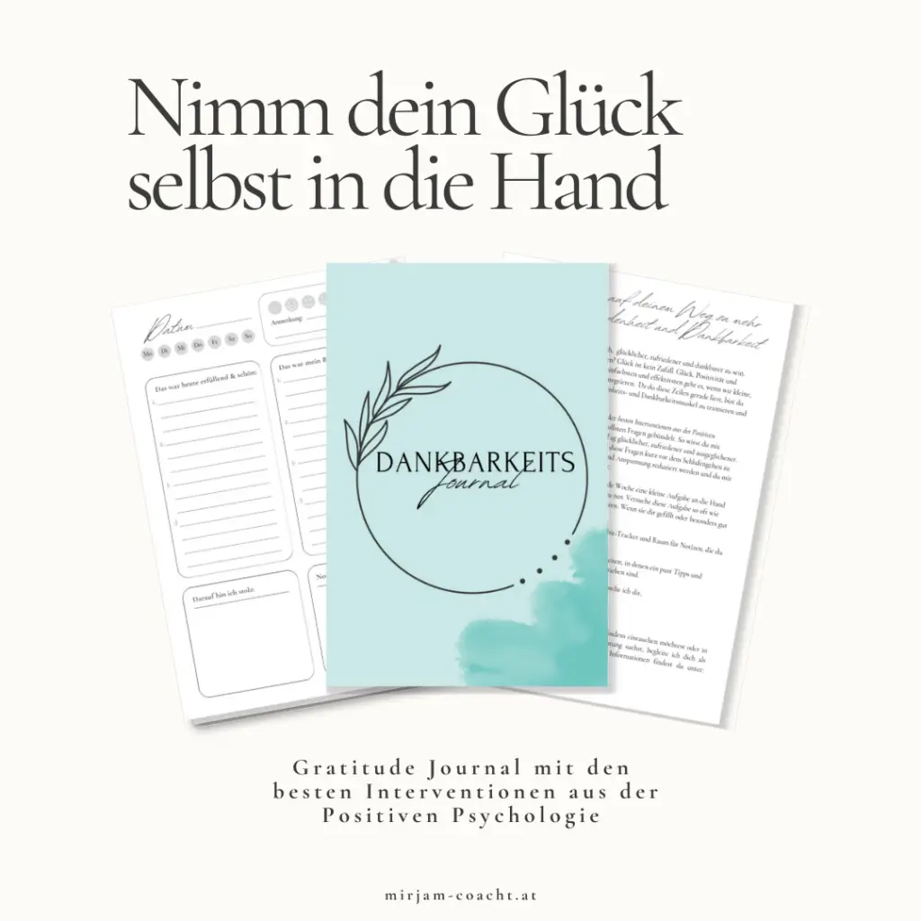 Gratitude Journal für mehr Dankbarkeit und Glücksgefühle